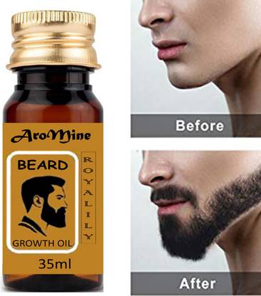 AroMine Beard Growth OIL ( ROYAL LOOK) For Men- Hair Oil