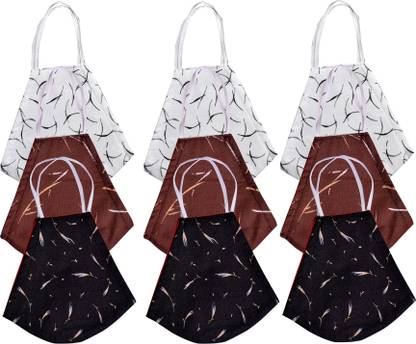 Kundan Kundan Cotton Reusable Reversible Washable Anti Pollution 3 Layer Face Mask ( Pack Of 30 Mask ) SANTRO-(3-LAYER)-MASK-(30) Reusable, Washable Cloth Mask With Melt Blown Fabric Layer