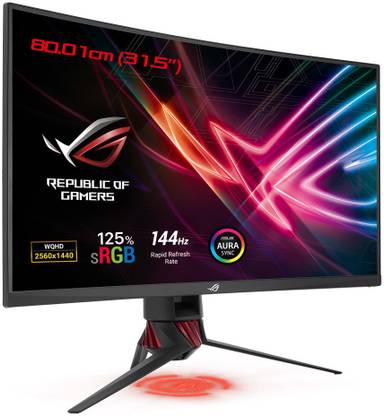 ASUS 80.01 cm (32 inch) Curved WQHD LED Backlit VA Panel Gaming Monitor (ROG Strix XG32VQ)