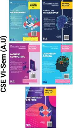 B.E/B.Tech (CSE&IT) VI-Semester (R-17) (SET OF 5 SUBJECTS) (Anna University), Latest 2020 Edition
