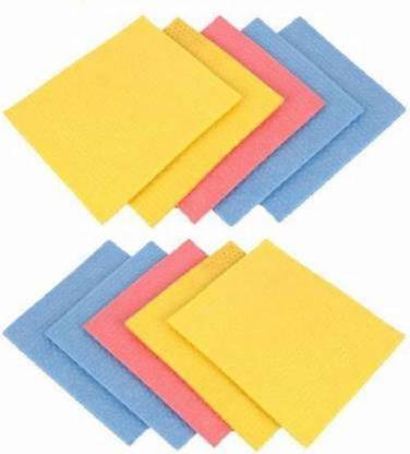 The club scrubber pad/scrubber sponge and scrubber/multi cleaning kitchen wipes,Wet-N-Wipe Wet Cellulose Cleaning Sponge Mop Scrub Pad, Scrub Sponge, Sponge Wipe��(Medium, Pack of 10) Sponge Wipe