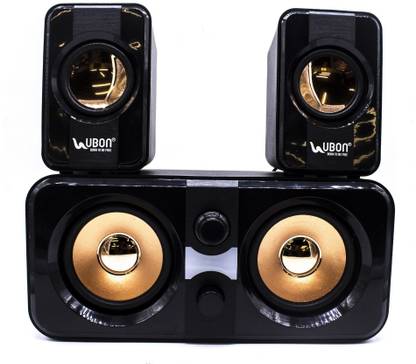 Ubon CP-026 | 2.1 Computer Speaker | Black | 5 W Laptop/Desktop Speaker