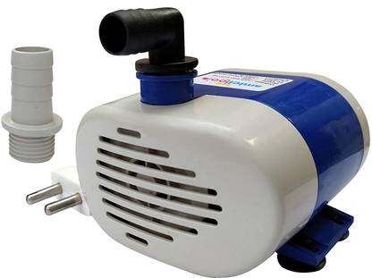 amiciTools 18 W Submersible Water Pump 600L/H Flow and 1.8m Lift for Desert Air Cooler Aquarium Fountains with Extra L-Shape Nozzle Submersible Water Pump