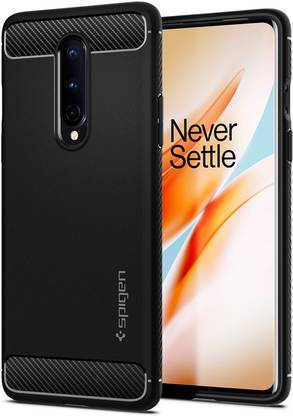 Spigen Rugged Armor Back Cover for OnePlus 8, Camera Protection, Shock Proof, Ergonomic grip