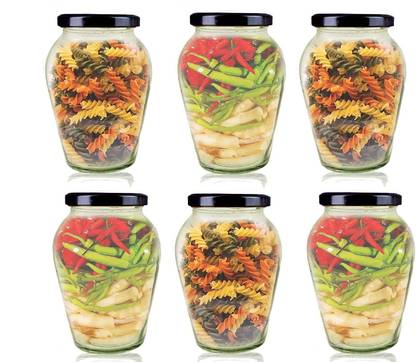 Rudravilla Glass Grocery Container  - 1000 ml