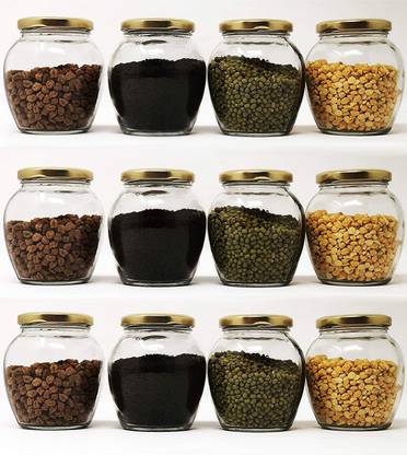 BILAL ANSARI Glass Grocery Container  - 350 ml