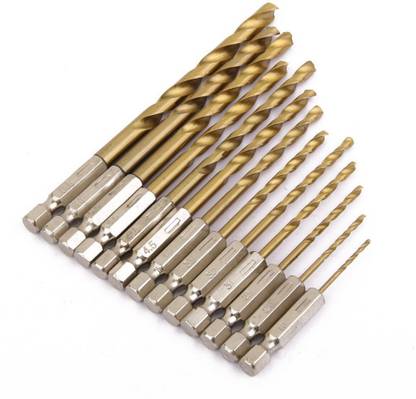 REHTRAD 13 Pieces Hex Shank Quick change Cobalt Drill Bit Set