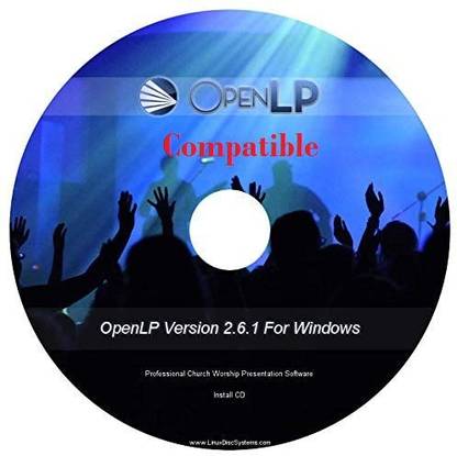 COMPATIBLE OpenLP Worship Presentation Software for your Church on CD