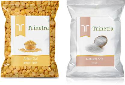 Trinetra Best Quality Natural Sal 1KG & Arhar Dal 1KG Combo