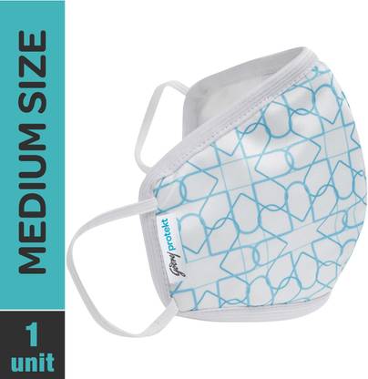 Godrej Protekt P-W95 Reusable Face Mask Medium White