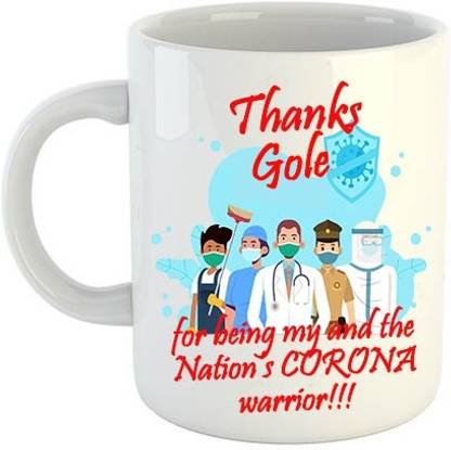 Nakshasutra Thanks Gole , My Warrior 03 Ceramic Coffee Mug