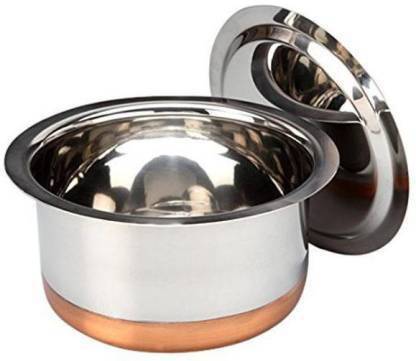 STARHUB Stainless Steel Copper Bottom Cookware Tope Set Of 3 Pcs With Lids -CB-Tope-1.5 liter_1.9liter_2.3-Tope with lid Tope Set with Lid 1.5 L, 1.9 L, 2.3 L capacity 17 cm diameter