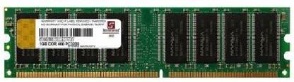 simtronics DDR1 DDR 1 GB (Single Channel) PC (DDR1 DDR 1 GB (Single Channel) PC 1GB 400 MHz DDR PC 3200 Desktop RAM))