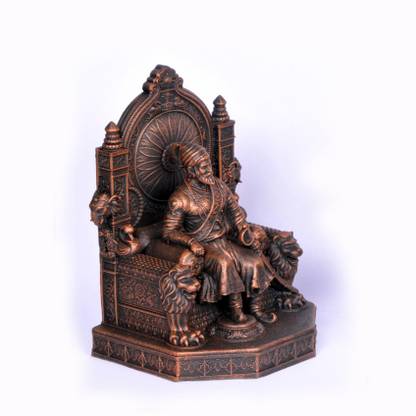 rachana creation Chhatrapati Shivaji maharaj 3.5 inch statue Decorative Showpiece  -  9 cm