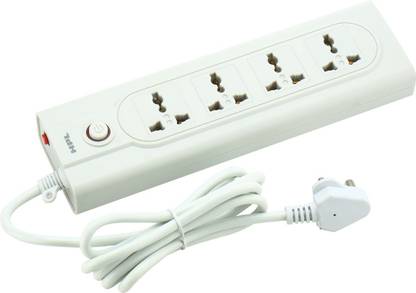 HPL 4 Socket Surge protection -10 Amp 2500 Watt 4  Socket Extension Boards