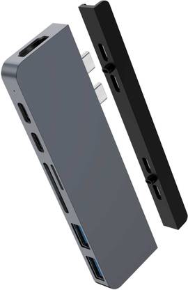 HyperDrive 7 in 2 DUO (2020 edition) USB C hub for MacBook, iPad Pro, devices with USB C port HD28C USB Hub