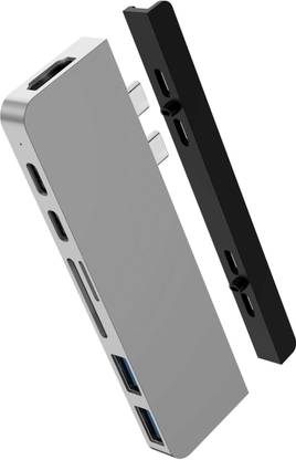 HyperDrive 7 in 2 DUO (2020 edition) USB C hub for MacBook, iPad Pro, devices with USB C port HD28C USB Hub