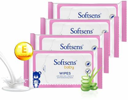 Softsens Baby Wipes (Pack of 20x4)