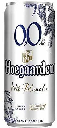 Hoegaarden Non Alcoholic Beer 330ml CAN ( Pack of 12 ) Can