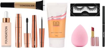 DPDM best mini makeup combo kit with all basic need makeup products