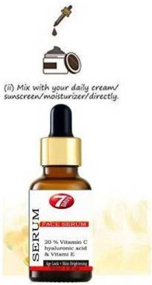 7 Days vitamin c face skin serum india no 1