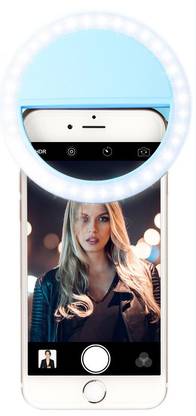 कासा टेक Soft White Color Selfie Ring Light with 3 Modes and 36 LED for Mobile Phone Photos,Camera Photography,Video Photo Shoot Flash रिंग फ्लैश