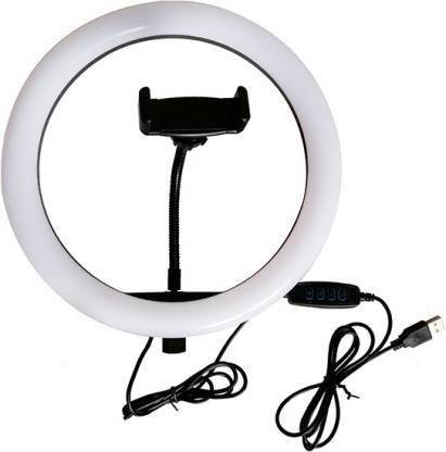 RAKRISH Selfie LED Ring Light without Tripod Stand Ring Flash