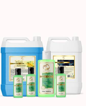 HOSTEL HUSH ESSENTIALS 5LTR liquid with additional 500ML hand wash Hand Wash Can