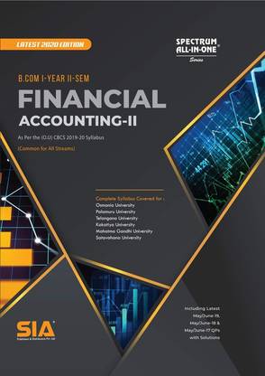 Financial Accounting-II, B.Com I-Year II-Sem (O.U) Common For All Streams, As Per The CBCS (2019-20) Syllabus, Latest 2020 Edition