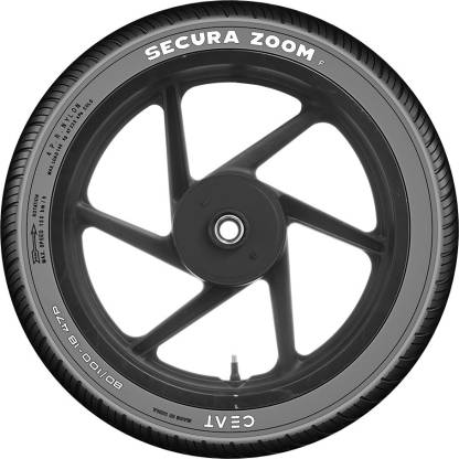 CEAT 101922 SECURA ZOOM F 47P 80/100-18 Front Two Wheeler Tyre