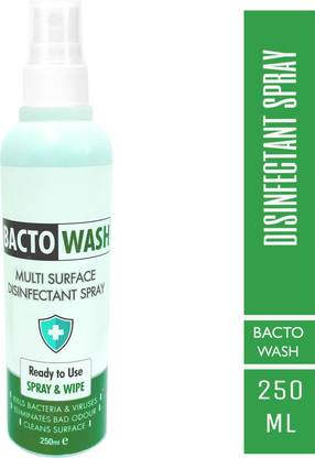 BactoWash Bacto Wash Multi Surface Disinfectant Spray 250 ML For Hard & Soft Surfaces