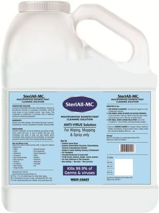 West Coast SteriAll – MC Multipurpose Disinfectant Cleaning Solution - (5 L)