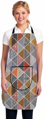 Rudra Hub Blended Home Use Apron - Free Size