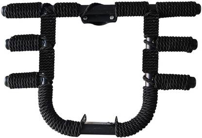 WHEETOYKART New Z4 Bike Bullet Heavy Safety 3 Bend Bar-Rod Front Airfly Leg Guard Tied with Rope Black Compatible Bike Crash Guard
