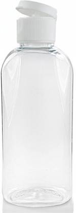 Batrix (PACK OF 100)100ML Empty Refillable Plastic Bottles For Sanitizer,Lotions,etc 100 ml Plastic Bottle