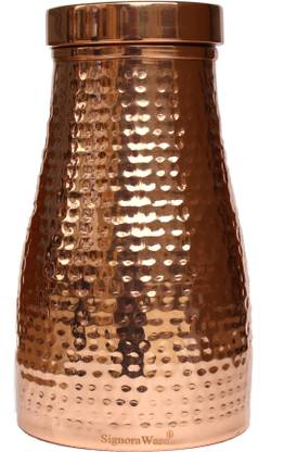 Signoraware Damaru Hammered Copper Bottle 900 ml 1000 ml Copper Bottle