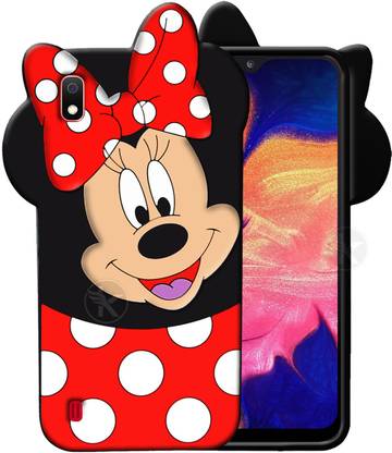 Kreatick Back Cover for Samsung Galaxy A10 - Mickey Mouse Soft Case Cartoon Series Girlish Cute Silicone Shell