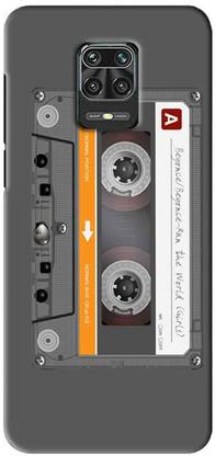 NDCOM Back Cover for POCO M2 Pro Music Caset Printed