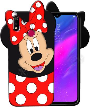 Kreatick Back Cover for Realme 3 Pro - Mickey Mouse Soft Case Cartoon Series Girlish Cute Silicone Case Cover Shell