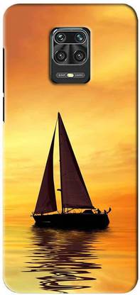 NDCOM Back Cover for Redmi Note 9 Pro Boat Printed