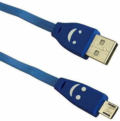 Shaarq Lightning Cable 1 m Smiley Micro USB Cable for Bose SoundLink Speaker Micro LED Light Android USB Charger Smartphone Connector