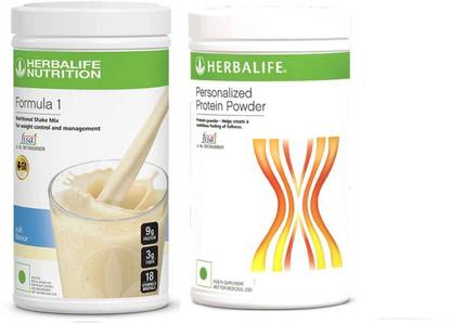 HERBALIFE Formula-1 Kulfi Flavor 500 gm with Personalized Protein 400 gm in pack of 2 Nutrition Drink