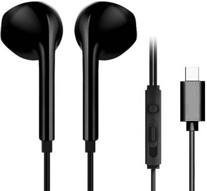 Exxelo In-Ear USB Type-C Wired Headset Earphone with Wire Control Wired
