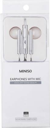 MINISO In-Ear Headphones With Wire Control and Microphone Wired