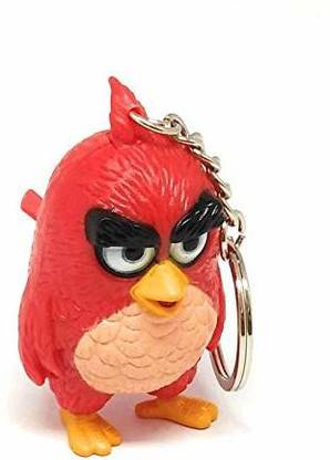 Blue Aura Angry Bird (RED) Light & Sound Key ring Key Chain