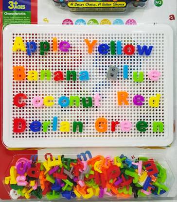 Richuzers Alphabet DIY Magic Plate For Kids Learn to Make Words