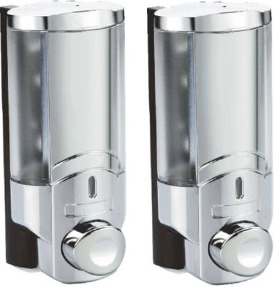 NEW WARE (Pack of 2) ABS Liquid Soap Dispenser 250 ML Push type 250 ml Soap, Shampoo, Conditioner, Foam, Lotion, Gel Dispenser