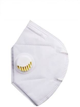 Rockjon 3 Layer Face Mask Respirator N95 Anti-Dust Breathable Protective Mask with attached N95 Filter 5 layer protection white mask with white filter for unisex (White, Free Size Packs of 1) 3 Layer Face Mask Respirator N95 Anti-Dust Breathable Protective Mask with attached N95 Filter 5 layer protection white mask with white filter for unisex (White, Free Size Packs of 1) Reusable