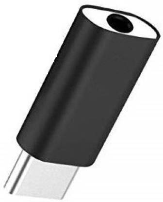 IMMUTABLE Black AUDIO JACK ,Type C to 3.5 mm Jack Audio Connector with Cancelling Headphones Jack Converter Audio Adapter for All Device Phone Converter