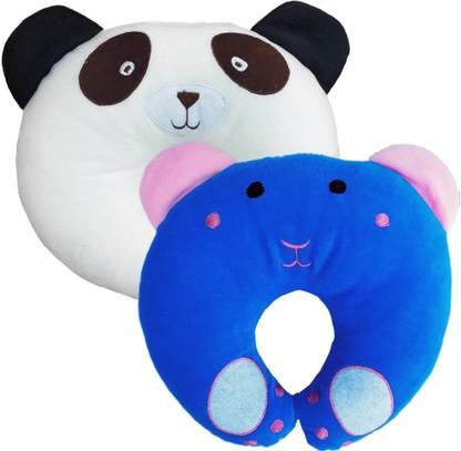 CLASORA Polyester Fibre Animals Baby Pillow Pack of 2